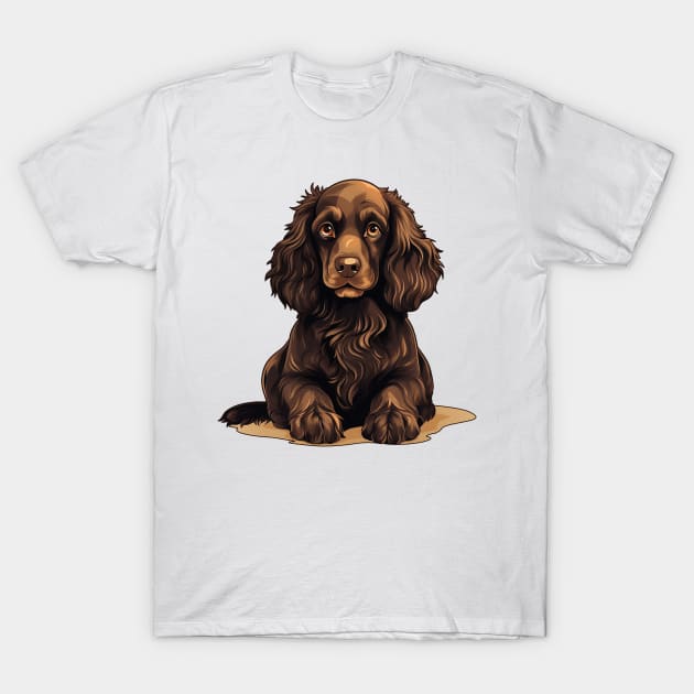 Boykin Spaniel Dog Illustration T-Shirt by whyitsme